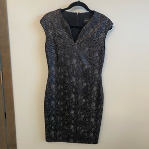 Frank Lyman Designer Black Dress.